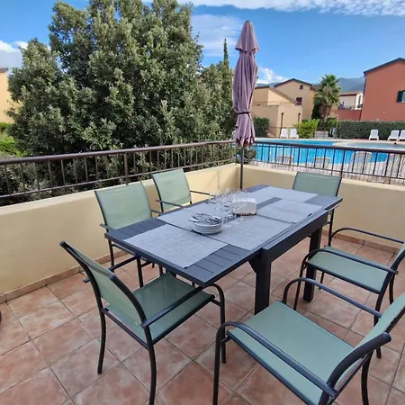 公寓 Duplex 4-6 P, Terrasses, Piscine, Climatise, Lozari, Corse *