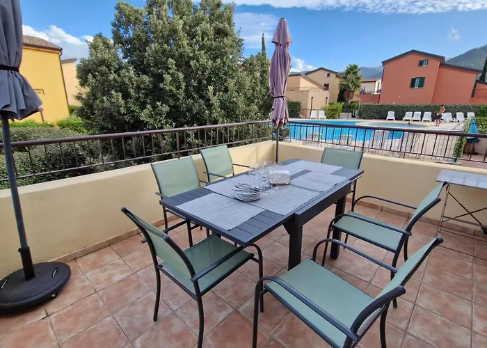 Apartmán Duplex 4-6 P, Terrasses, Piscine, Climatise, Lozari, Corse *